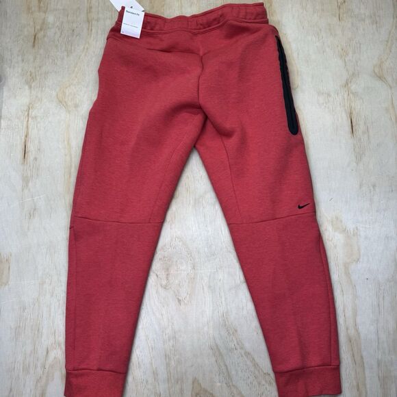 NEW YOUTH Nike Sportswear Tech Fleece Jogger Pants Red Heather XL HV5869-672 - Picture 7 of 14